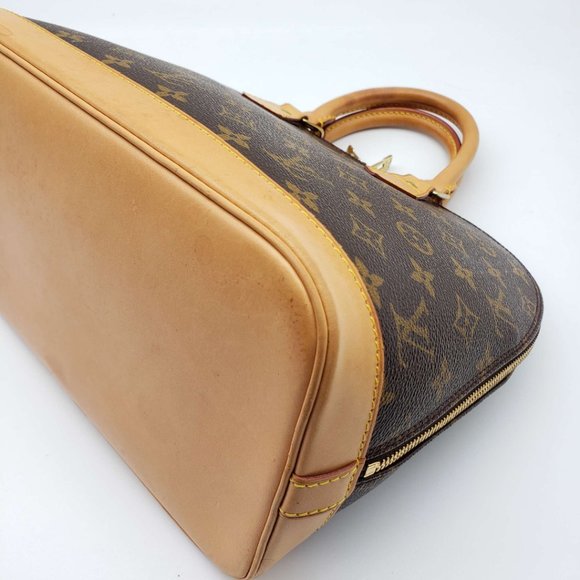 100% Authentic Louis Vuitton Monogram Alma PM Hand Bag - Picture 10 of 16